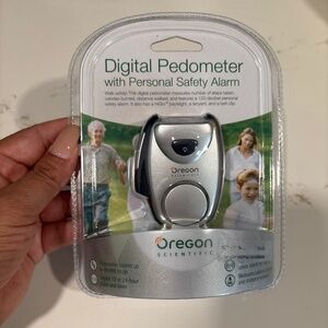 Digital speedometer with personal safety alarm